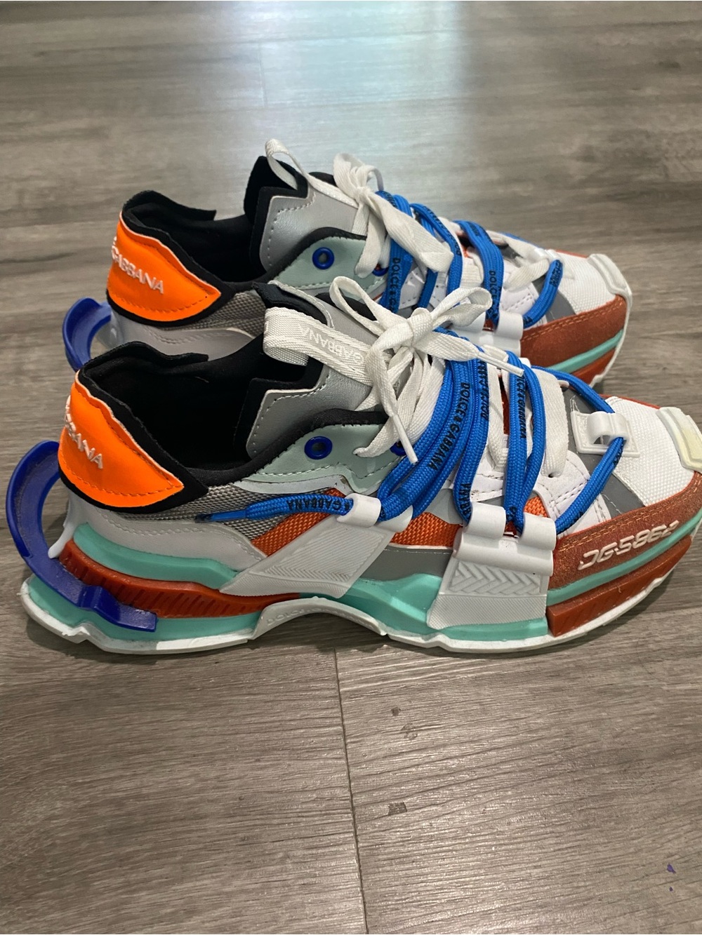 Dolce & Gabbana Multicolor Men's Layered Designer Sneakers